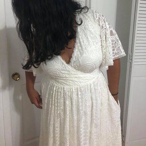 Blushfashion, ivory wedding dress, XL-XXL